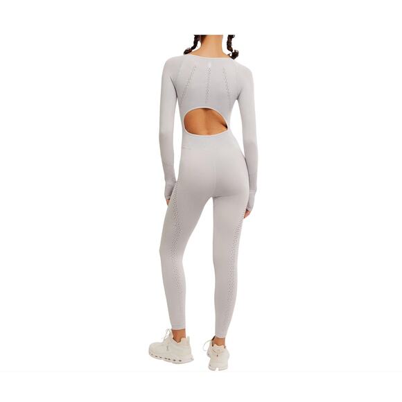 FP Movement by Free People Light Gray Jumpsuit - Picture 2 of 11